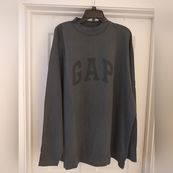 Yeezy Gap Engineered Balenciaga Dove Long Sleeve T-Shirt Size Large - Picture 1 of 4